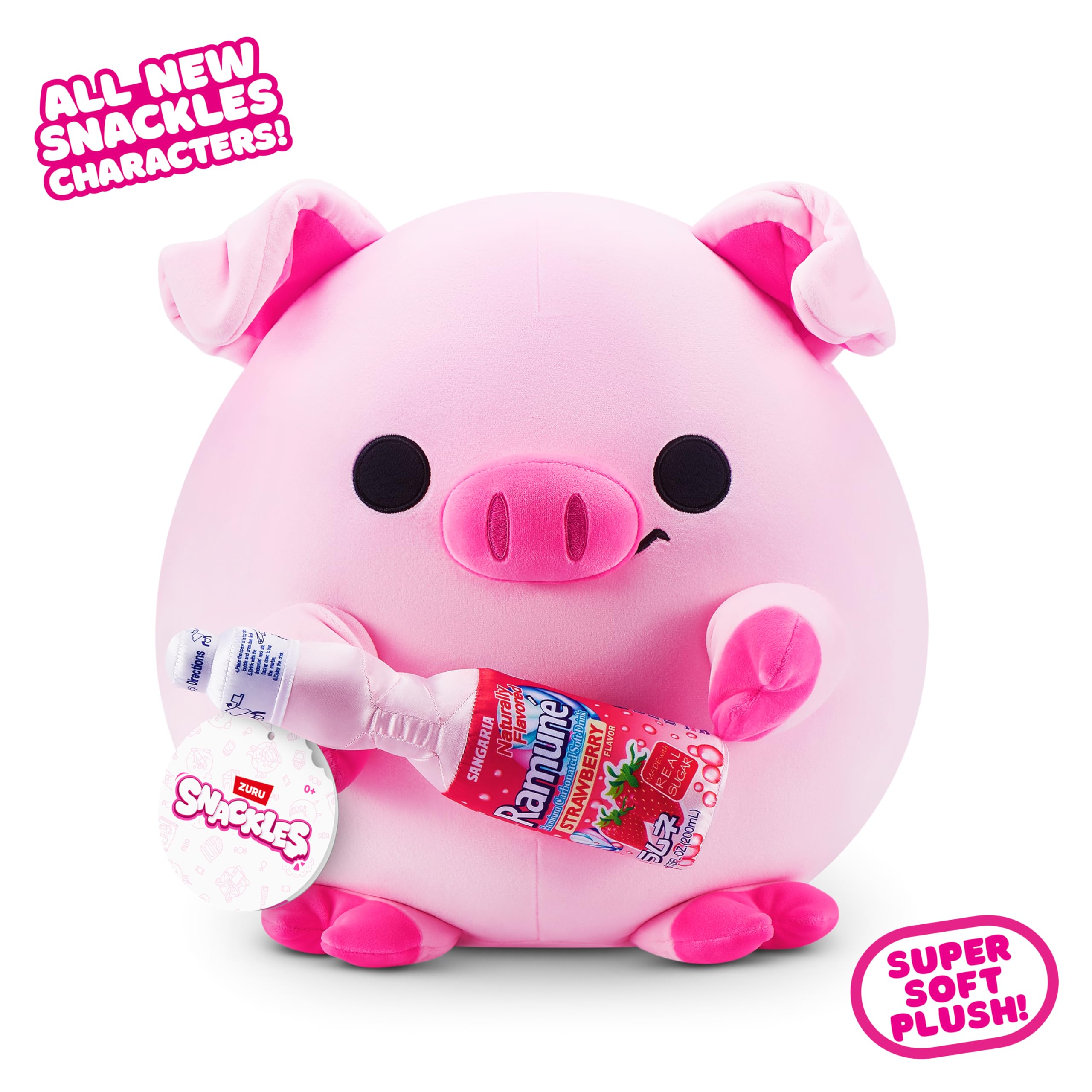 ここさな様　anuansピンク Amazon.com: Snackles Licensed Series 3 14-inch Plush (Anna) by